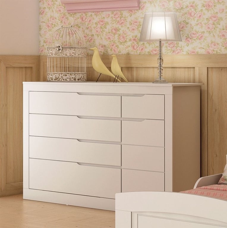 Cômoda Infantil Branco com Porta Cléo