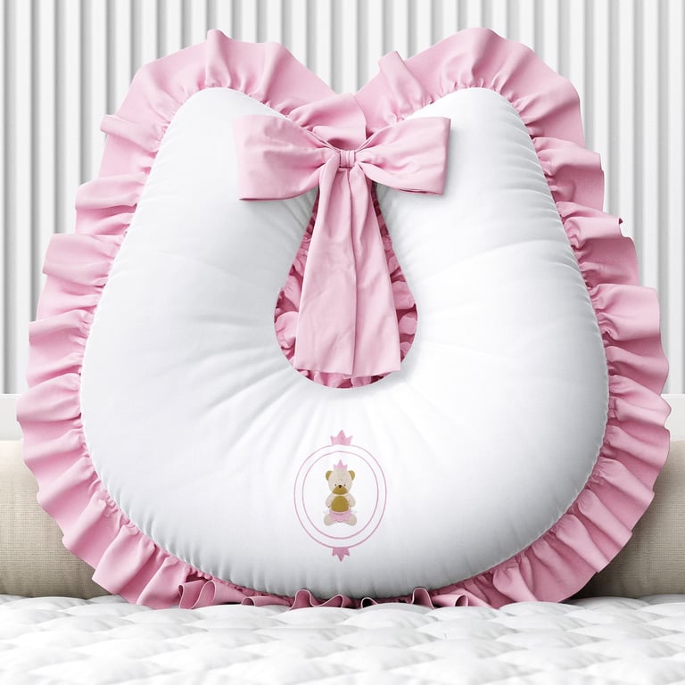 Almofada Amamentação Urso Teddy Realeza