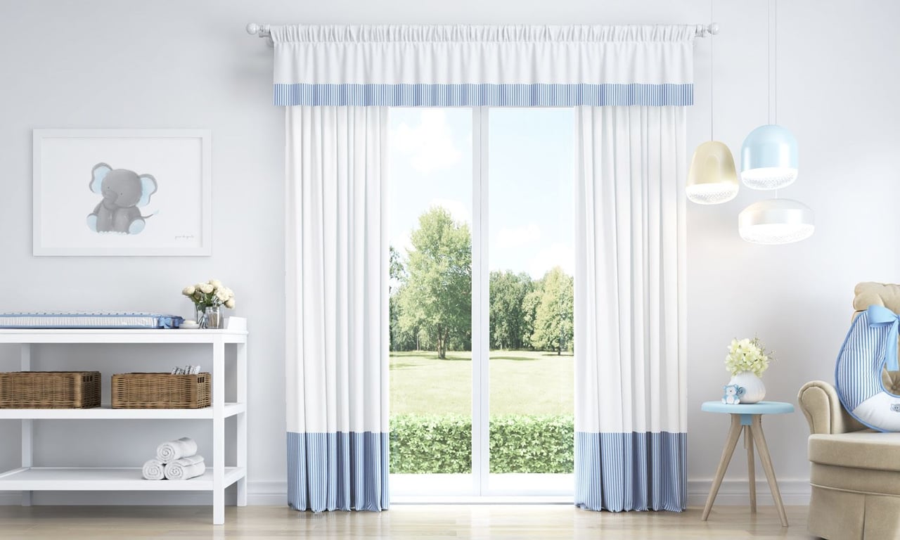 Cortina Amiguinhos Safári 1,50m