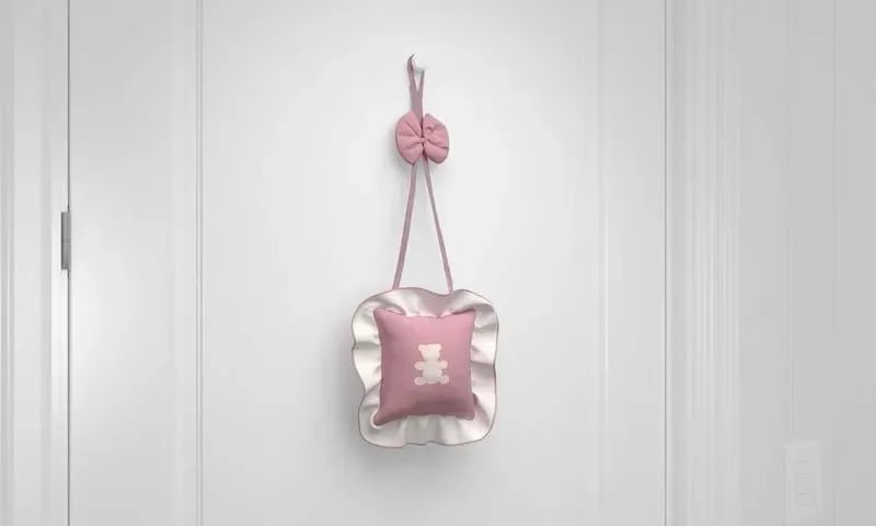 Porta Maternidade Princesa Rosa Premium — vista alternativa