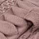 Casaquinho Tricot Drapeado Nude Rosé - imagem 2