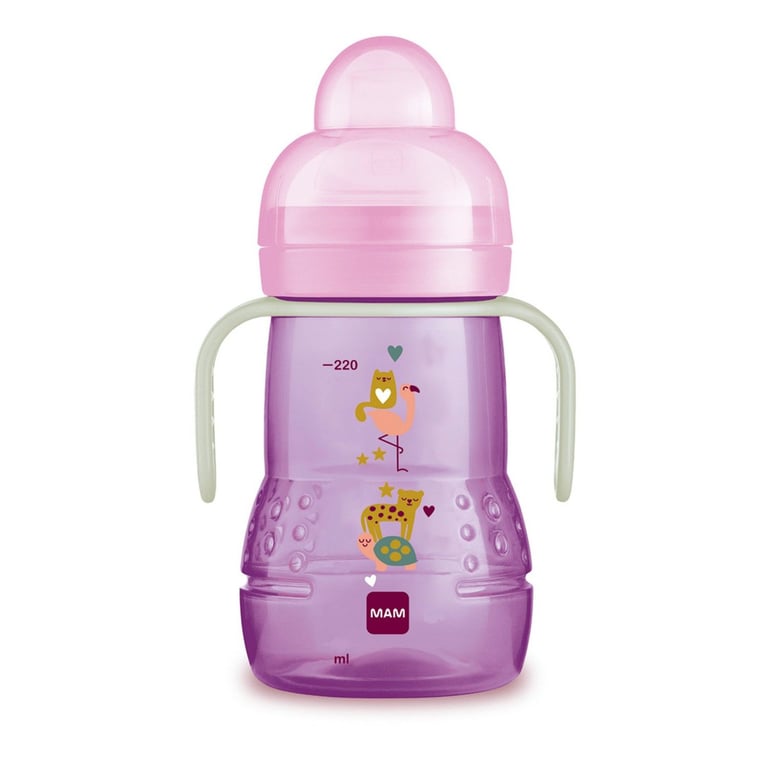 Copo de Transição Bichinhos Azul Brilha no Escuro 220ml