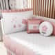 Kit Berço Borboleta Poá Rosé - imagem 3