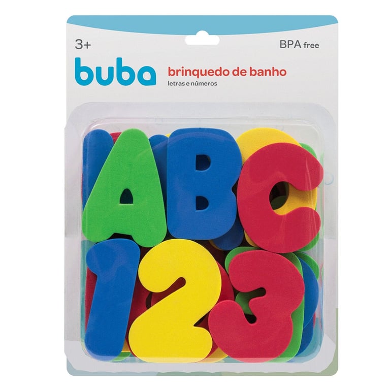 Brinquedo de Banho Letras e Números — vista alternativa