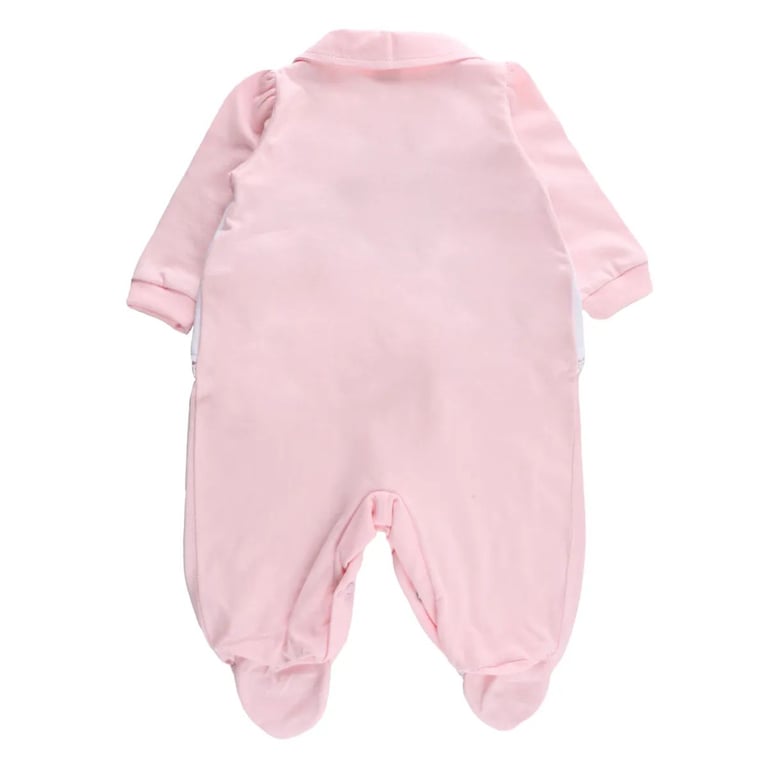 Saída de Maternidade Din Don Ursa com Laço Rosa Tam P — vista alternativa