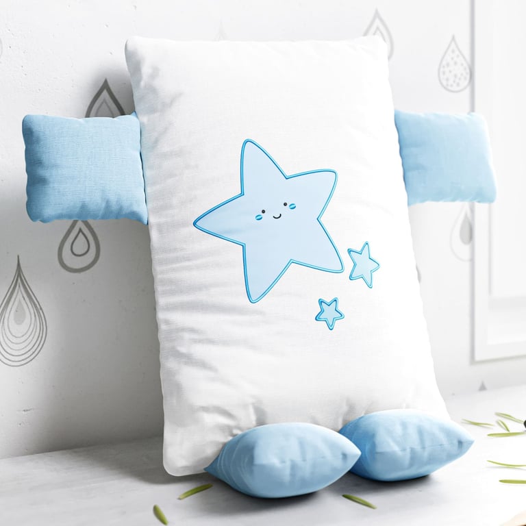 Naninha De Bebê Estrelinha Azul 32cm