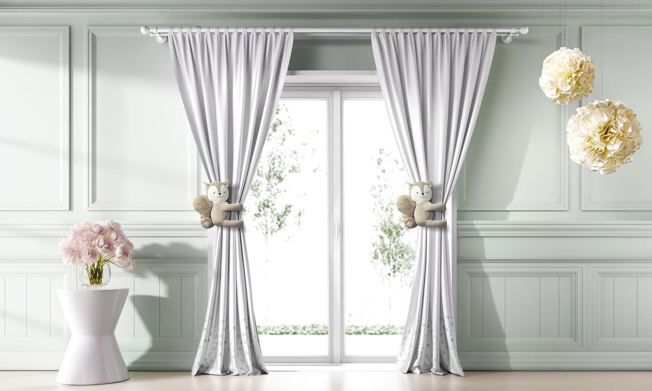 Prendedor de Cortina Esquilo 2 Peças — vista alternativa