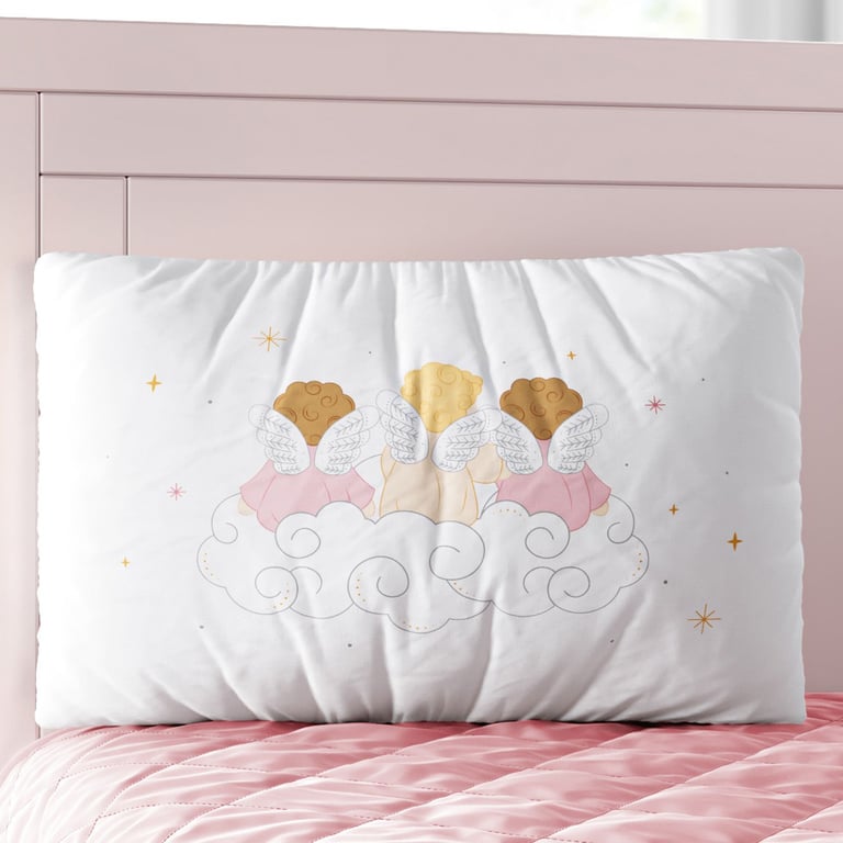 Almofada Retangular Nuvem de Anjinhas 35cm