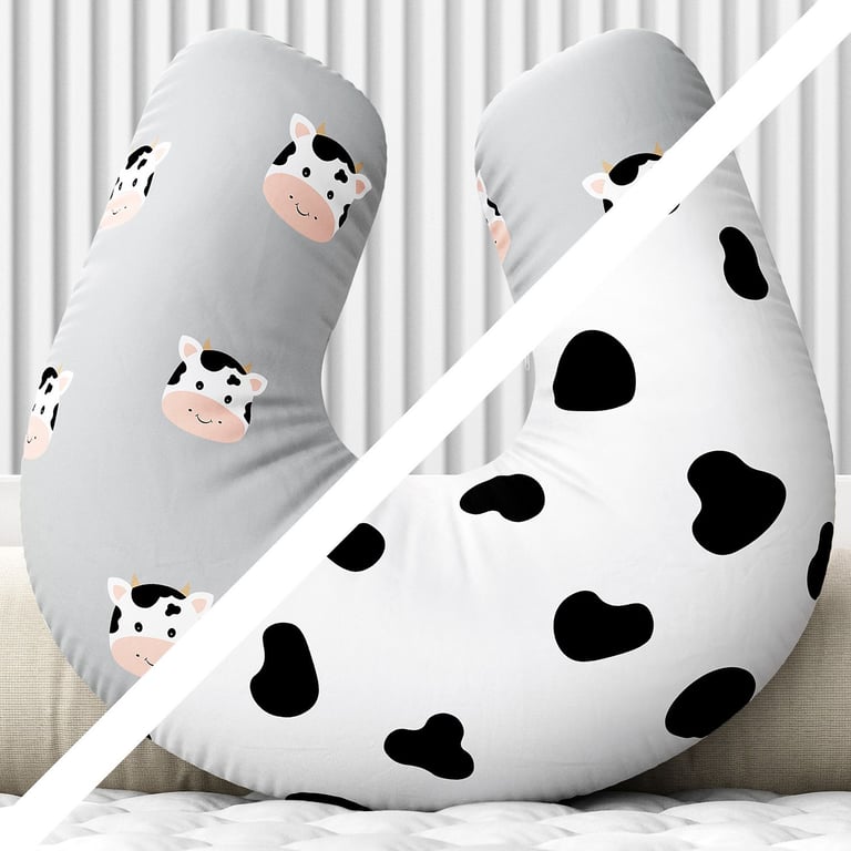 Almofada Amamentação Dupla Face Amiguinha Vaquinha