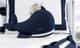 Almofada Naninha Baleia Azul Marinho 37cm - imagem 2