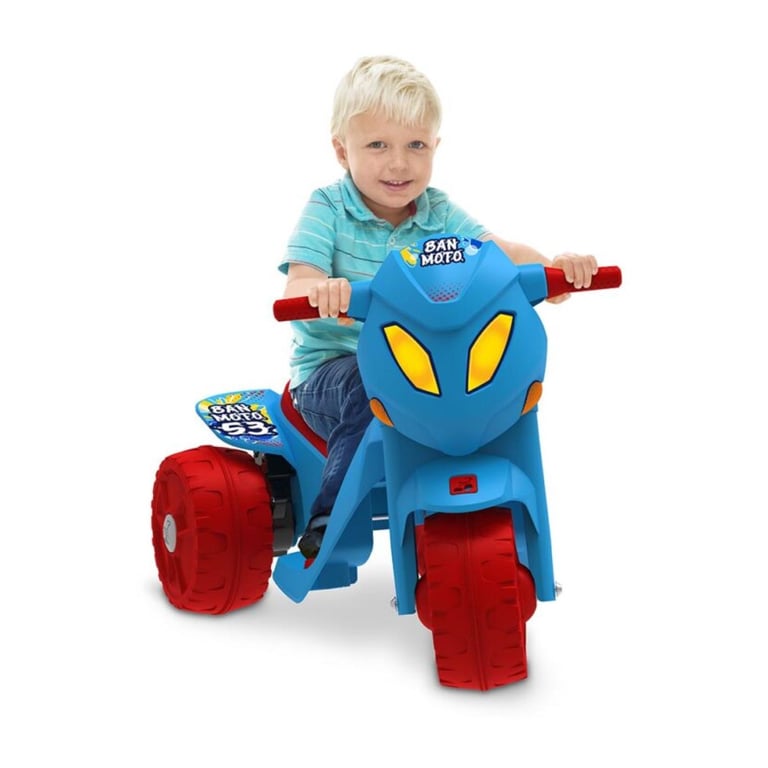 Moto Elétrica Infantil BanMoto Azul
