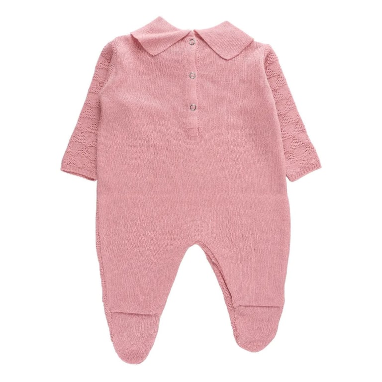 Saída Maternidade Trançada Din Don em Linho Amarelo — vista alternativa