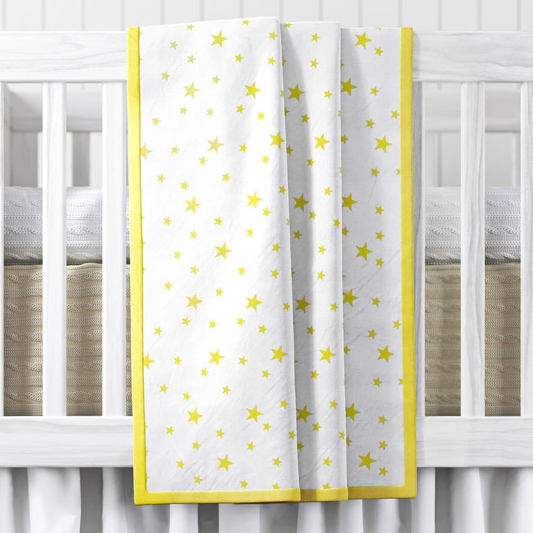 Manta Estrelas Amarelo 1,45M