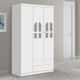 Guarda Roupa Infantil Branco 3 Portas Alice - imagem 2
