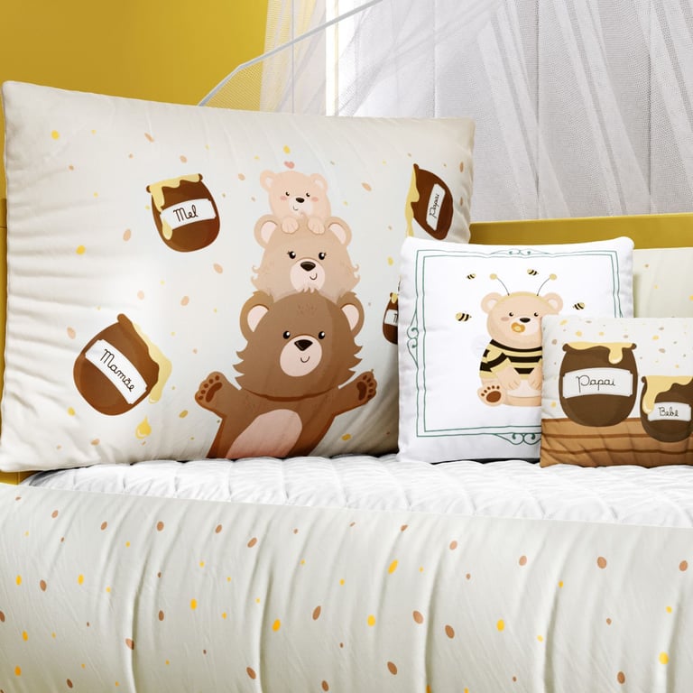 Kit Berço Família Ursinho