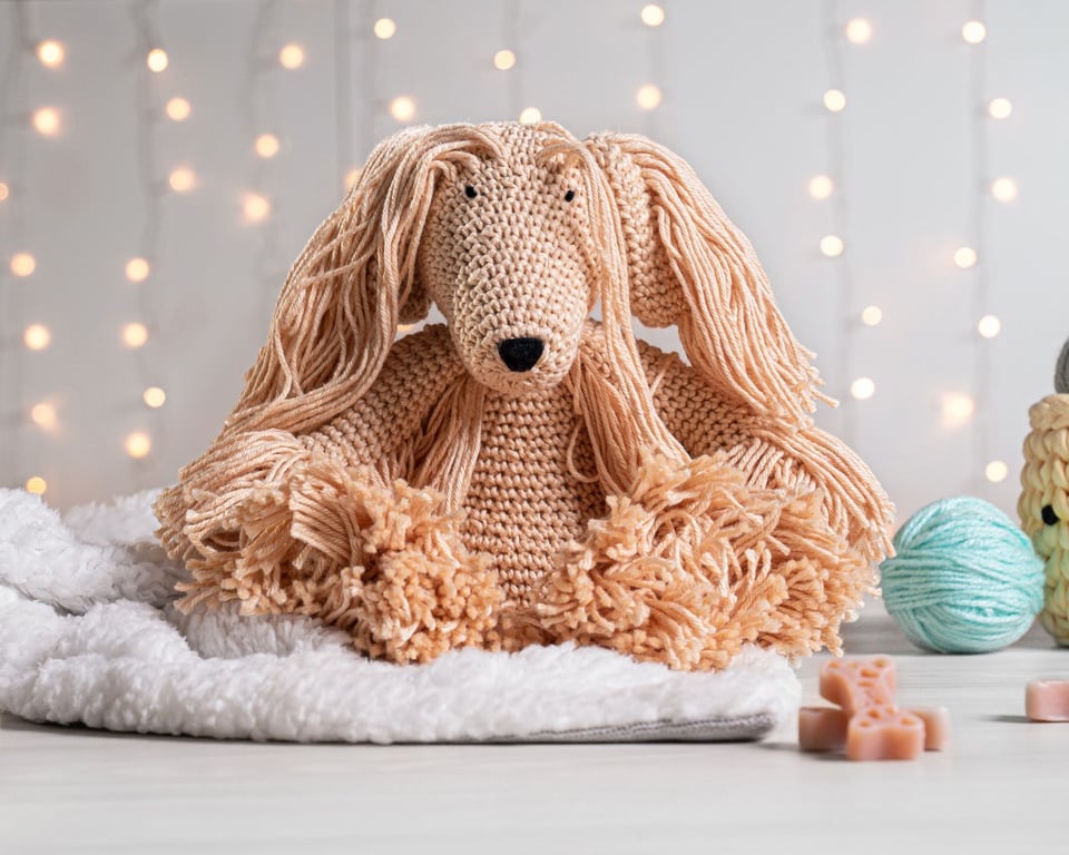 Cachorrinho Amigurumi Galgo Afegão