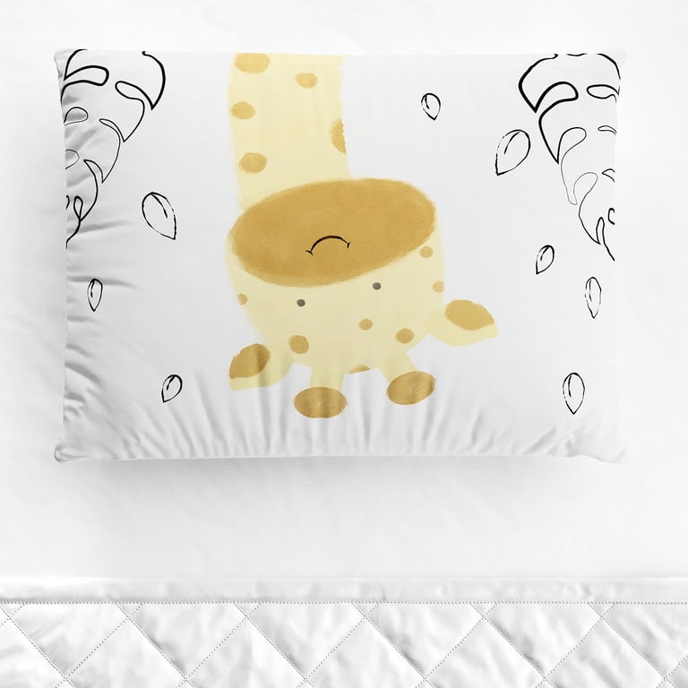 Fronha Bebê Amiguinha Girafa Aquarela