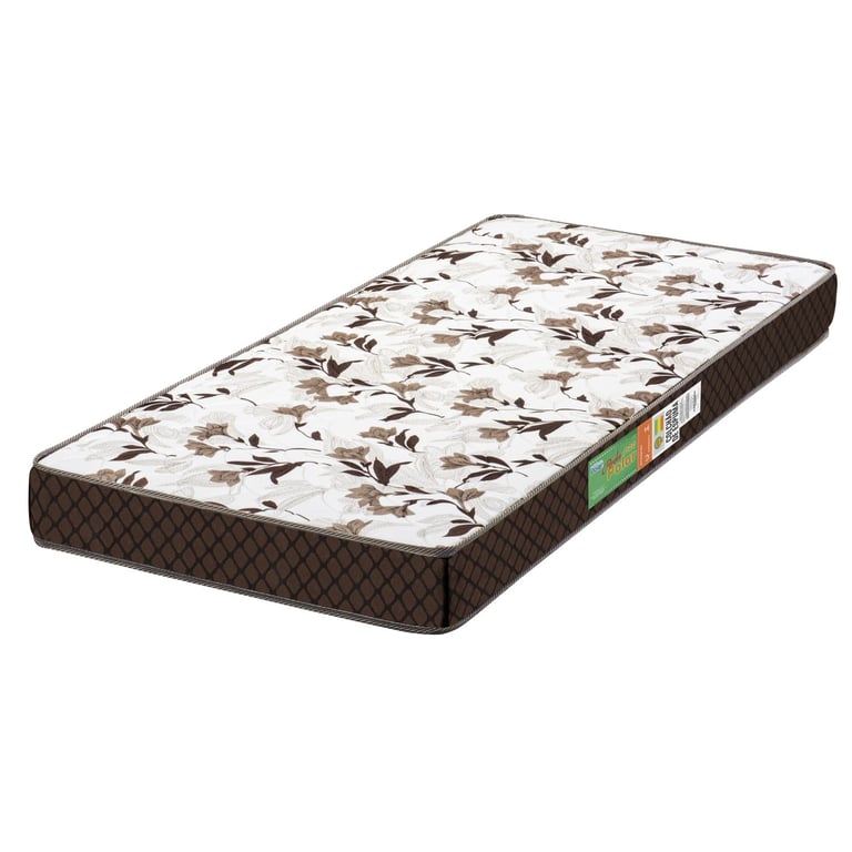 Colchão Solteiro Pérola Marrom Tabaco 188x88x12 - D20