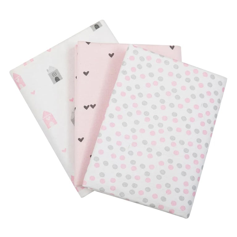 Kit Cueiro Composê Papi Casinha Coração 80x60