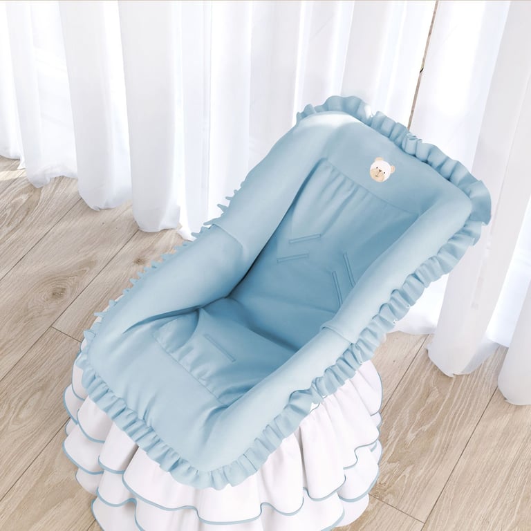 Capa de Bebê Conforto Branco Clássico