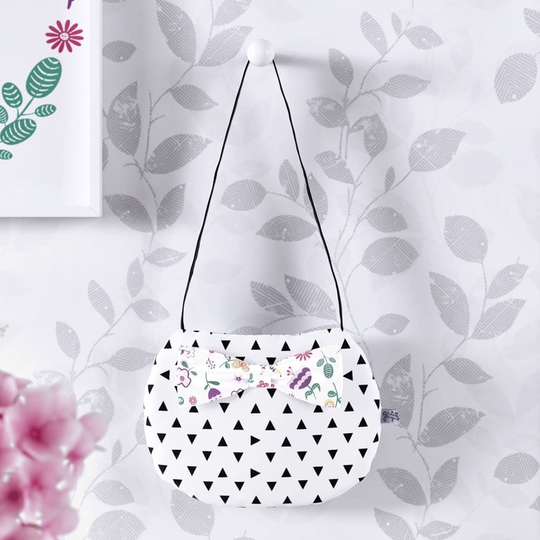 Bolsinha Infantil Floral Moderna 22cm