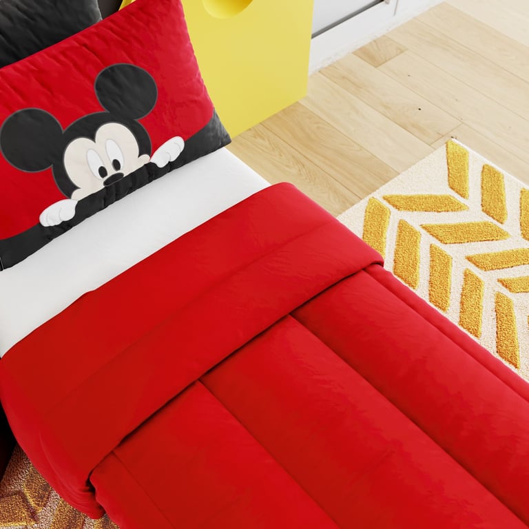 Edredom Infantil Solteiro Vermelho