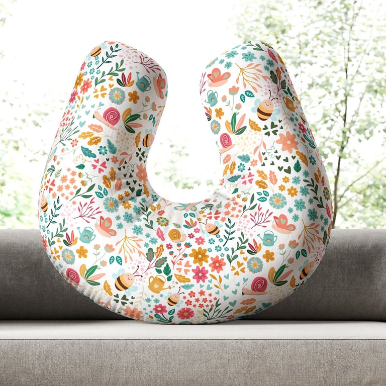 Almofada Amamentação Jardim Encantado — vista alternativa