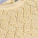 Vestido Tricot com Laços Amarelo Camomila - imagem 1