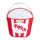 Lancheira Infantil Pipoca Branco e Vermelho 21cm - imagem 3