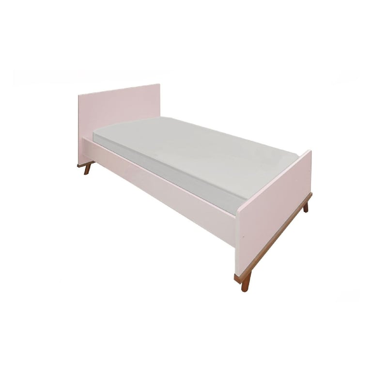 Cama Infantil Solteiro Cinza Confort