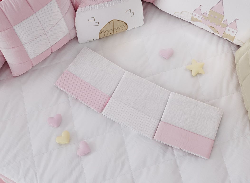 Jogo de Fraldas de Ombro Poá/Rosa — vista alternativa