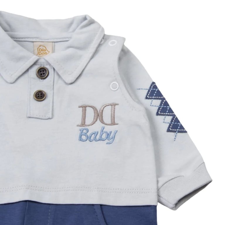 Saída Maternidade Din Don Bordado DD Baby — vista alternativa