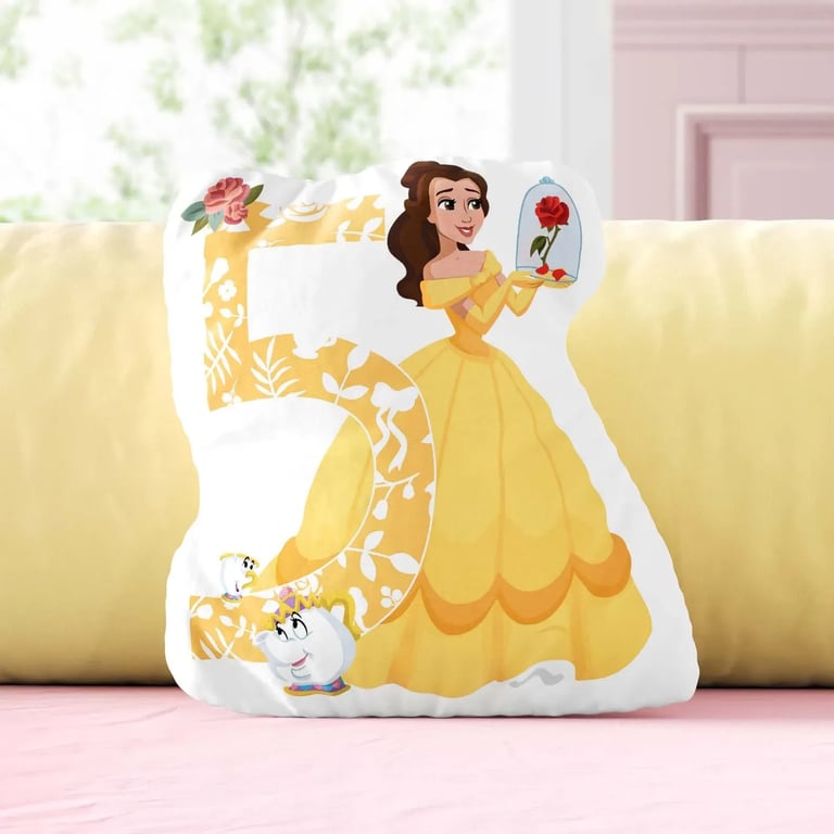 Almofada Mesversário 05 meses Princesas Disney