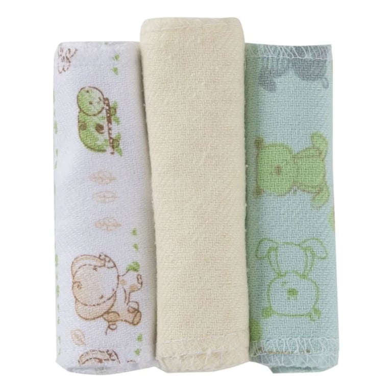 Kit Faixa Umbilical Flanelada Bichinhos Sortida