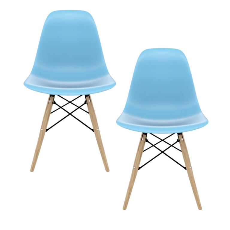 Kit Cadeira Infantil Eames Branca