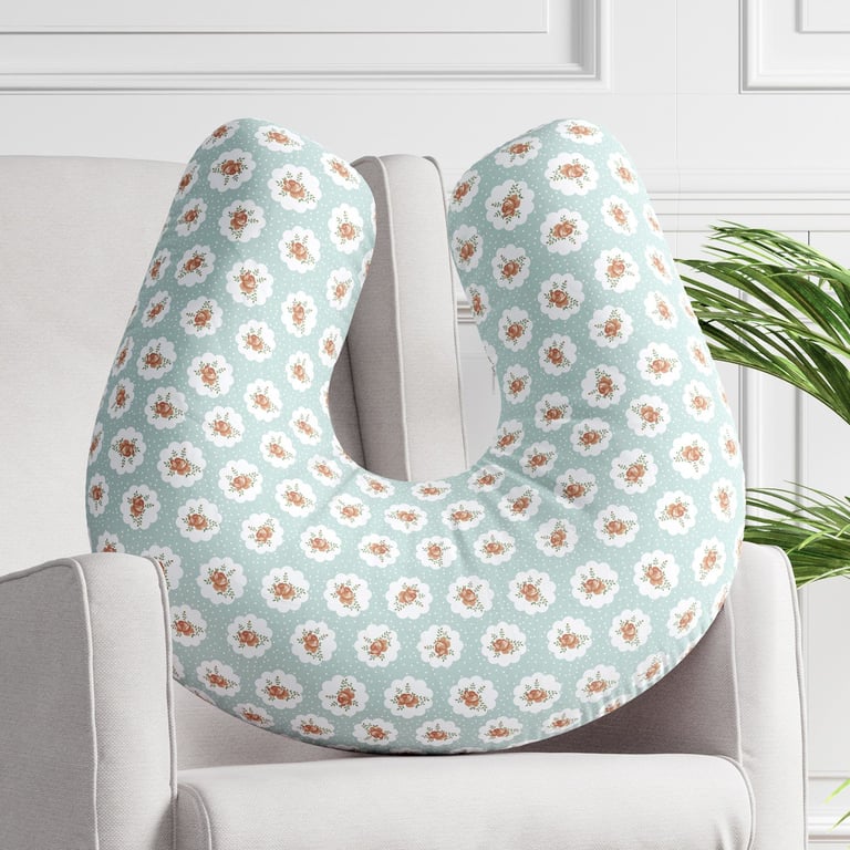 Almofada Amamentação Floral Liberty Poá — vista alternativa