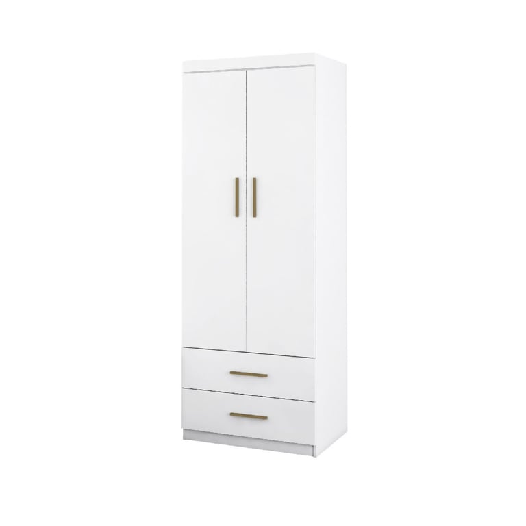 Guarda Roupa Infantil Branco 2 Portas Chiara