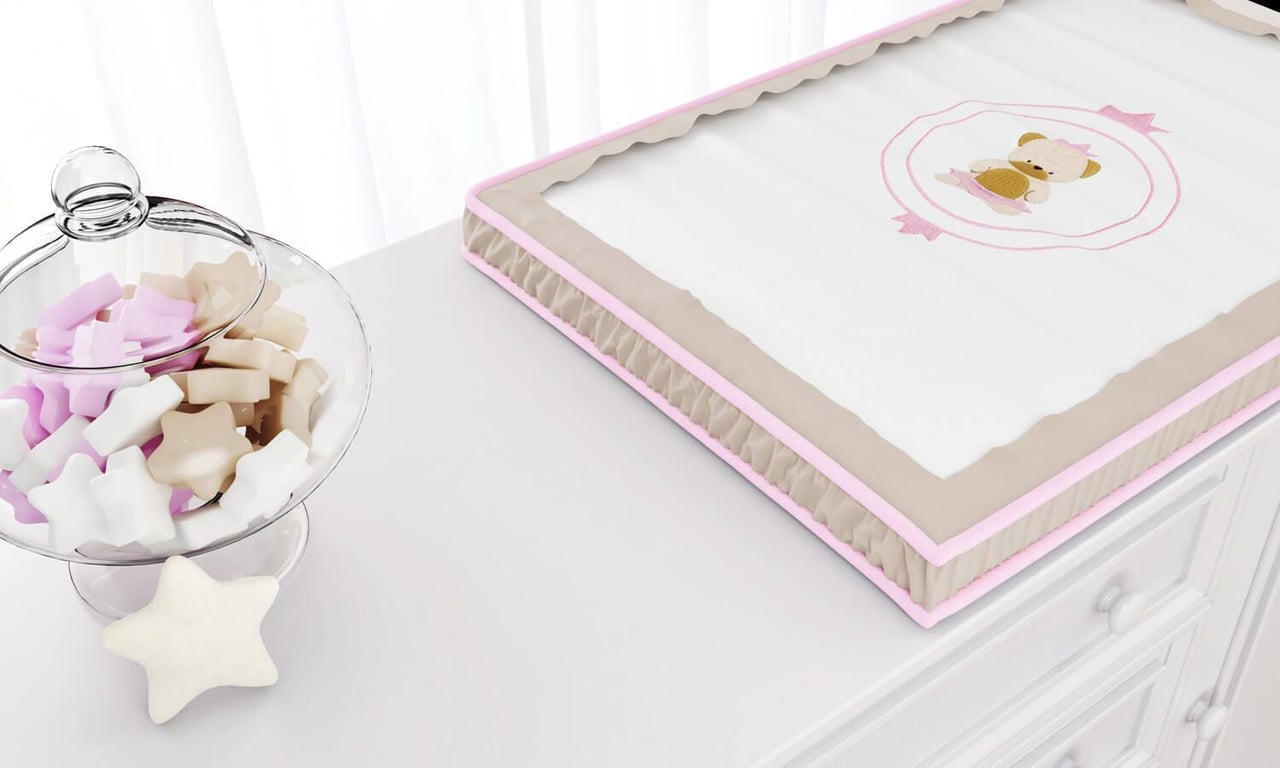 Trocador de Fraldas Urso Teddy Realeza — vista alternativa