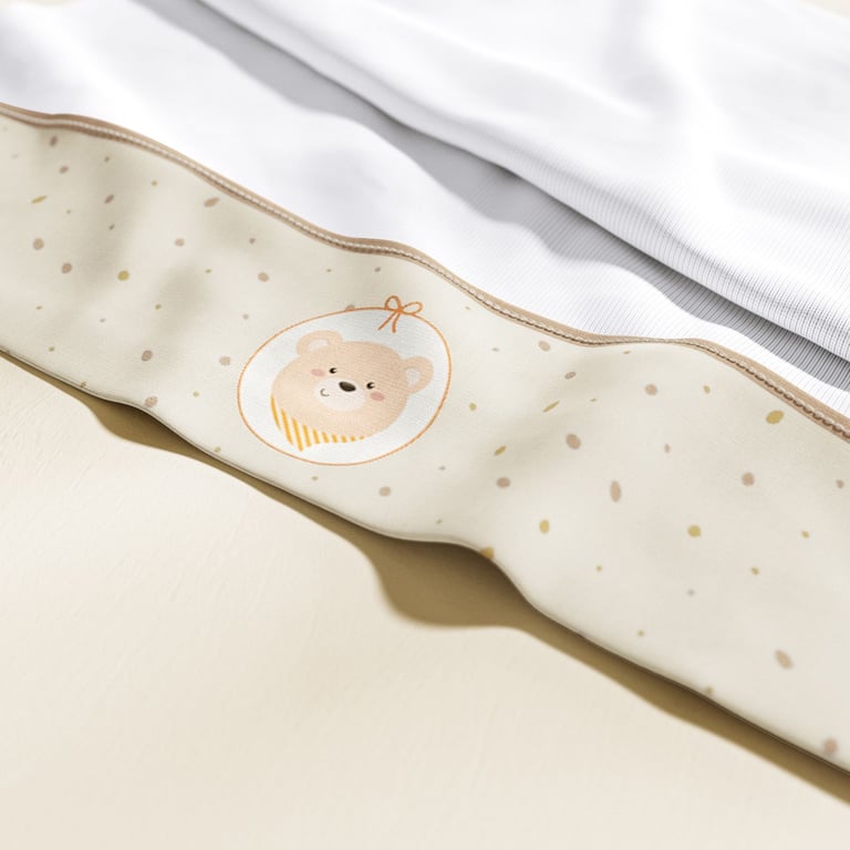 Jogo de Fraldas de Ombro Família Ursinho — vista alternativa