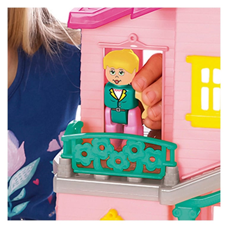 Casa de Brinquedo com Bonecos e Acessórios Azul — vista alternativa