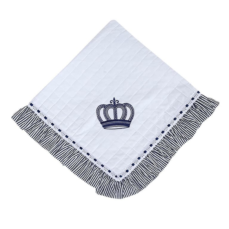 Manta Piquet Realeza Marinho 75cm