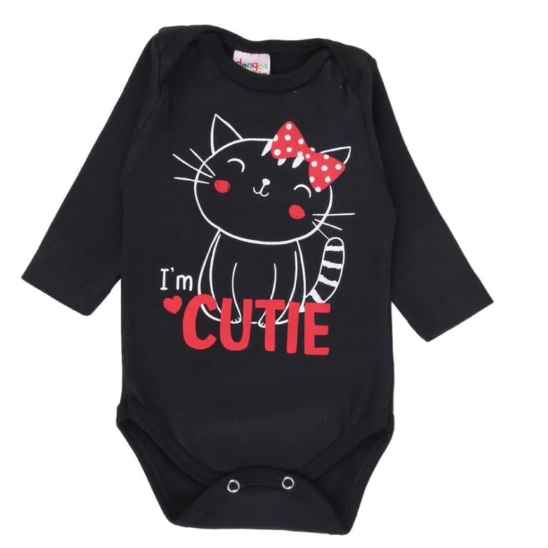 Conjunto Bebê Dengos e Cia Cutie Preto — vista alternativa