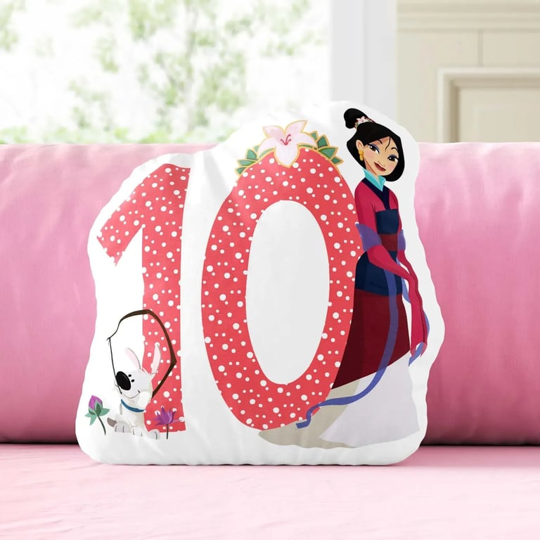 Almofada Mesversário 10 meses Princesas Disney