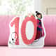 Almofada Mesversário 10 meses Princesas Disney - imagem 1