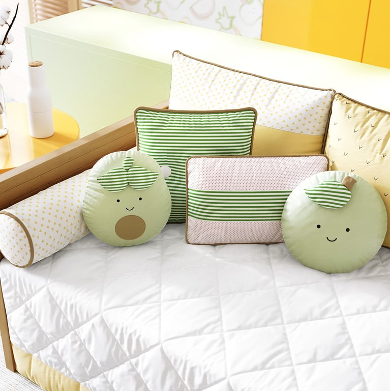 Kit Cama Babá Frutinhas Amarelo — vista alternativa
