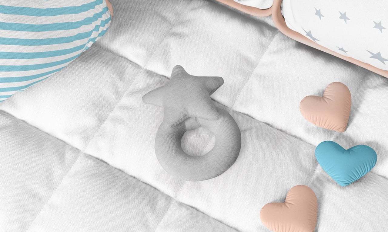 Chocalho Para Bebê Estrela Cinza