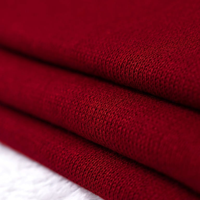 Saída Maternidade Tricot Petit Poá com Pérola Vermelho 03 Peças