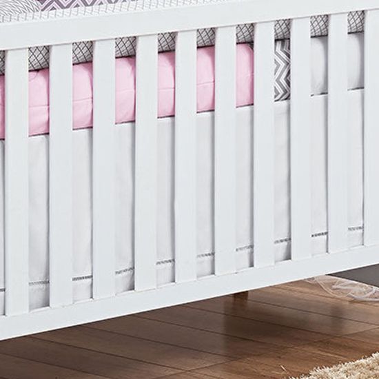 Saia de Berço Rosa Chevron