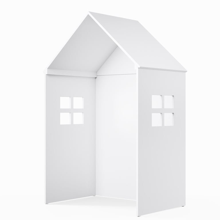 Casinha Montessoriana para Cabeceira Branco 1,54m