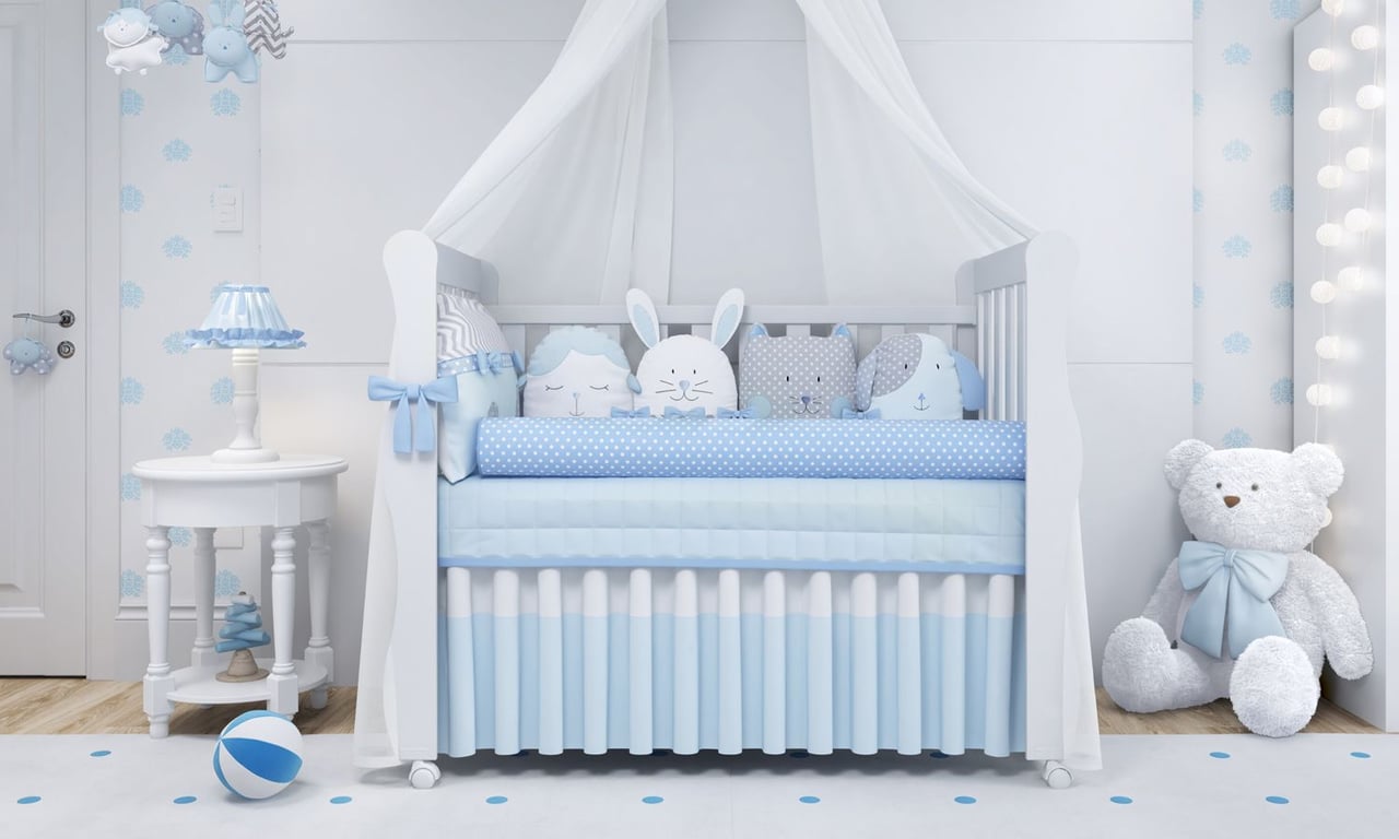 Saia de Berço Barra Azul — vista alternativa